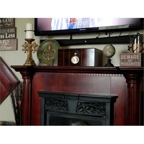 100-cigar Churchill Glass Top Humidor AMB