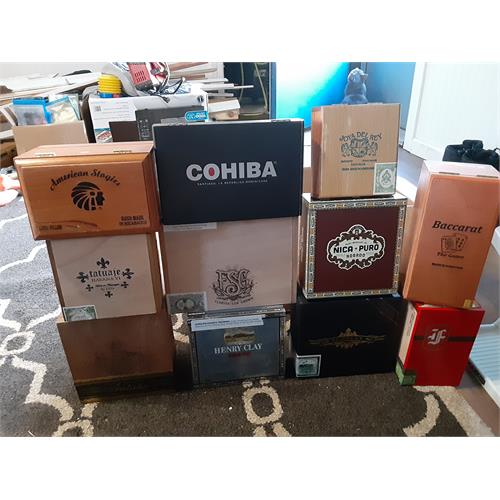 Wooden Empty Cigar Box, Pack of 10