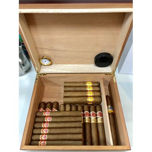 25-cigar Wood Humidor