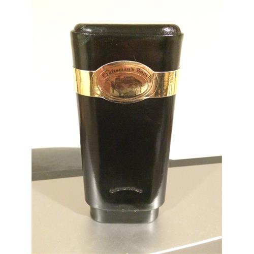 Craftsman s Bench Churchill 60-Ring Leather Case Black