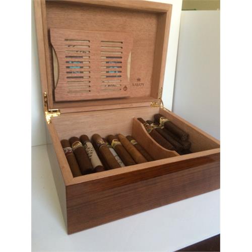 Savoy African Teak Humidor, Medium