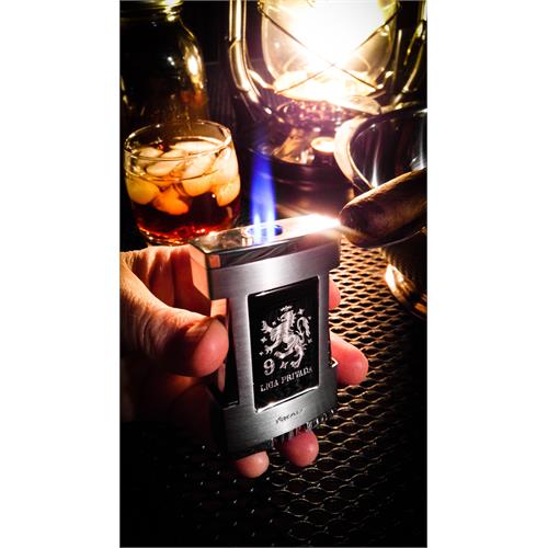 XIKAR Triple Flame Tabletop Lighter Liga Privada Logo