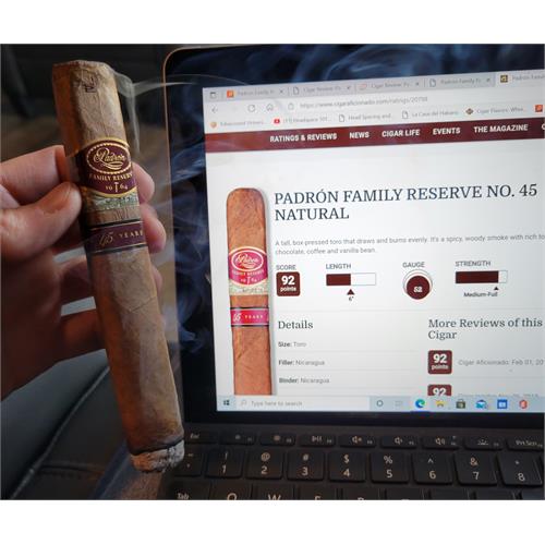 Padron Family Reserve No. 45 Natural 6  * 52