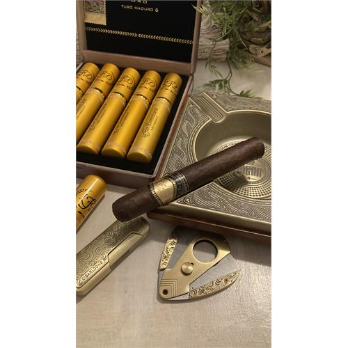 La Flor Dominicana Oro Tubo No. 6 Maduro 6  * 54