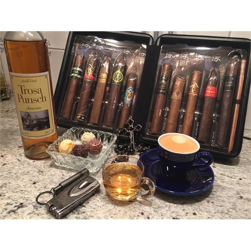CAO Champions II 10-Cigar Sampler with Humidor