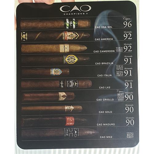 CAO Champions II 10-Cigar Sampler with Humidor