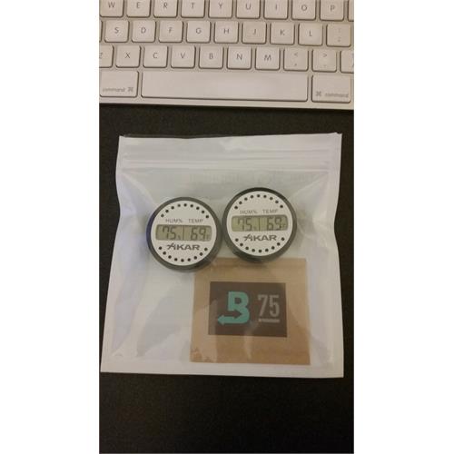 XIKAR PuroTemp Round Hygrometer 832XI
