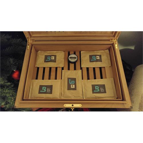 Savoy Executive Ebony Macassar Humidor, Large