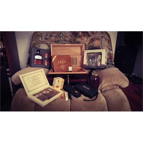 Savoy Executive Ebony Macassar Humidor, Large