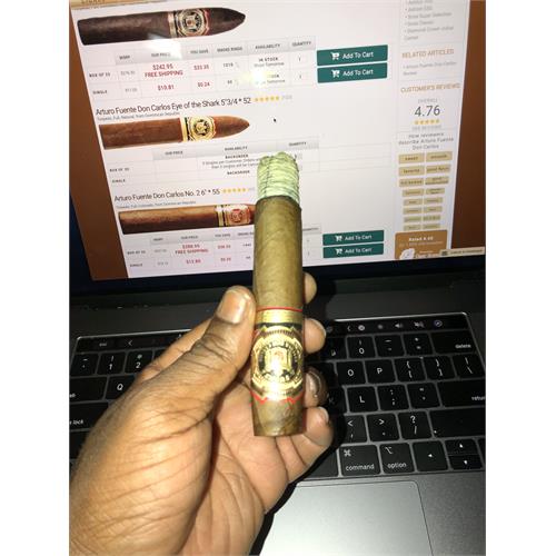 Arturo Fuente Don Carlos Belicoso 5 3/8 * 52