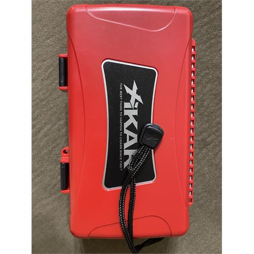 XIKAR 10-Cigar Travel Humidor, Red 210RDXI