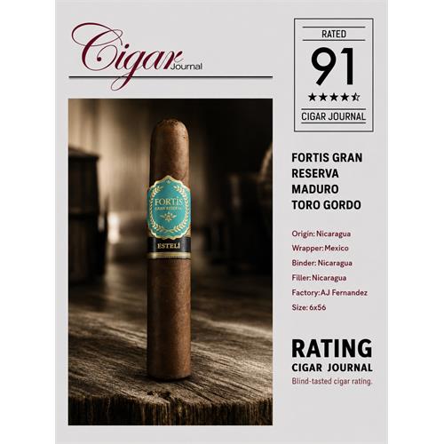 Fortis Gran Reserva Maduro Toro Gordo 6  * 56