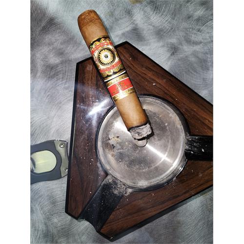Prestige Triangular 3-Cigar Wood Ashtray ASH3W