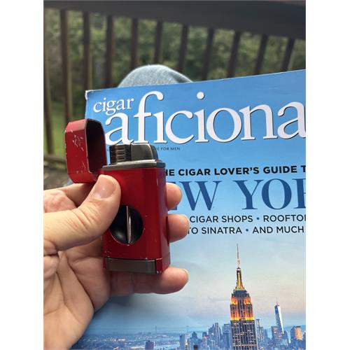 Visol Diablo Triple Torch Lighter with V-Cutter