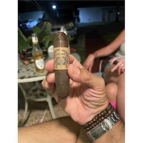 West Tampa Tobacco Company Devil Crab Figurado Pig Tail 4 1/2 * 60