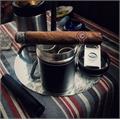 XIKAR Executive Leather Ashtray Can 424ACBK