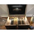 Tommy Bahama Dome-Top 100-Cigar Black Humidor