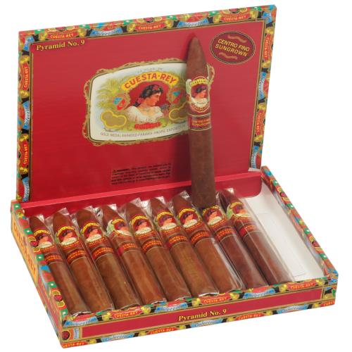 Cuesta Rey Centro Fino Sungrown Pyramid No. 9 6 1/4 * 52, Box of 10