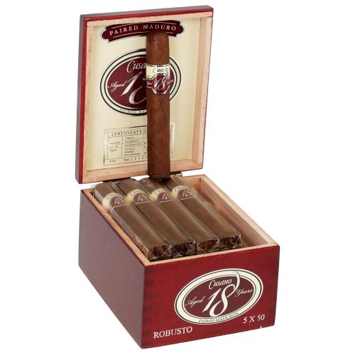 Cusano 18 Paired Maduro Robusto 5  * 50, Box of 18