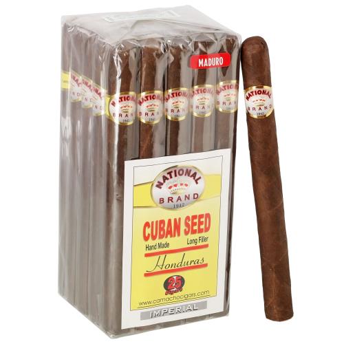 National Brand Cuban Seed Maduro Imperial 8 1/2 * 52