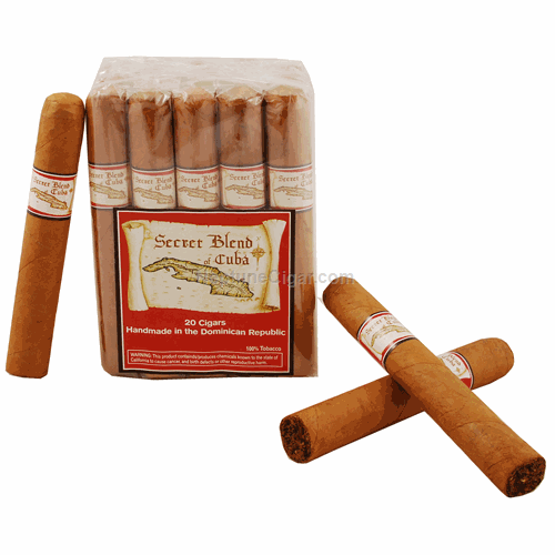 Secret Blend of Cuba Robusto 5  * 48, Bundle of 20
