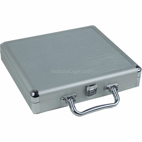 12-cigar Aluminum Travel Humidor with Foam 3490