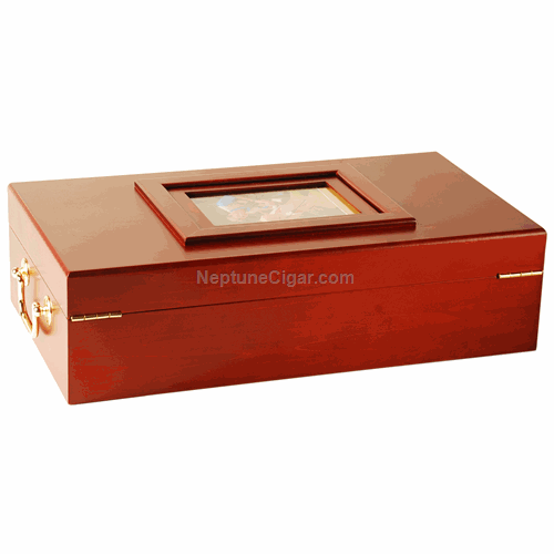 Craftsman s Bench Celebration Humidor with Picture Frame