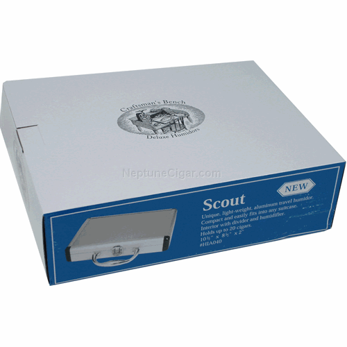 Craftsman s Bench 20-cigar Humidor, The Scout