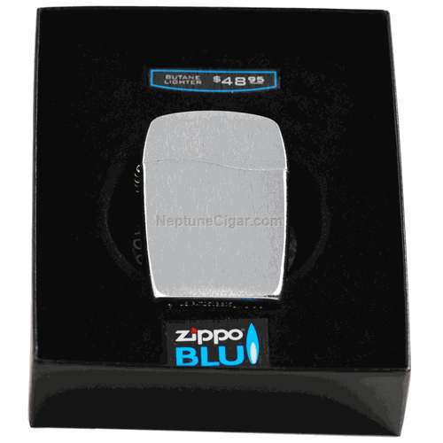 Zippo Blu Vertical Chrome