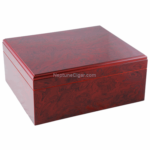 25-cigar Wood Humidor