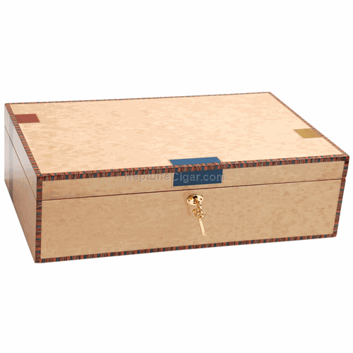 175-cigar Rampart Birdseye Maple Humidor
