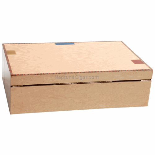 175-cigar Rampart Birdseye Maple Humidor
