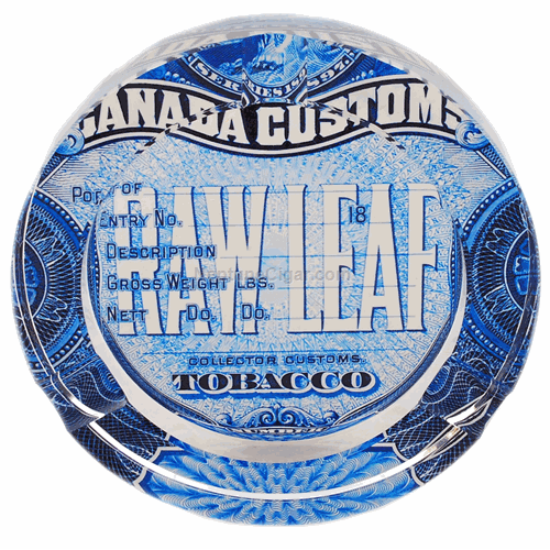 Raw Leaf Crystal Cigar Ashtray
