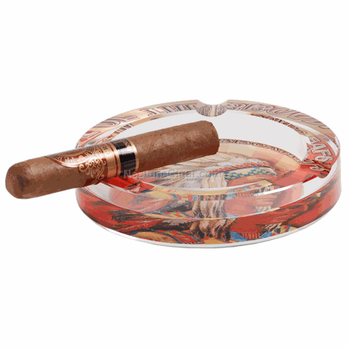 Chief Broadleaf Crystal Cigar Ashtray