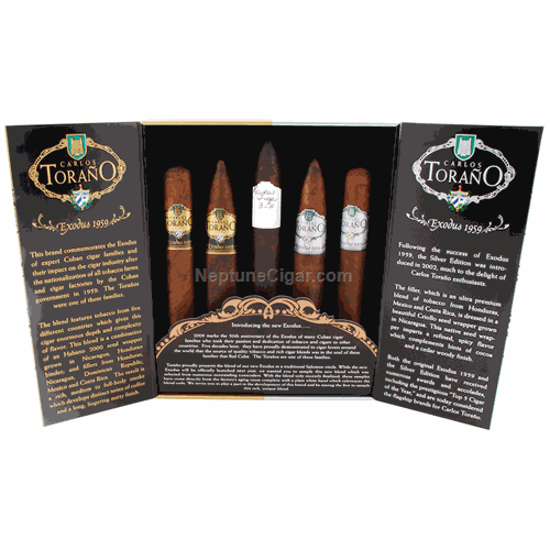 Carlos Torano Exodus Seleccion Exclusiva, 5-cigar Sampler