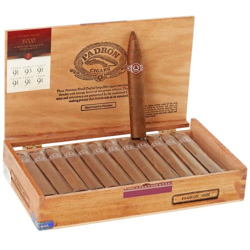 Padron Series 6000 Torpedo Natural 5 1/2 * 52