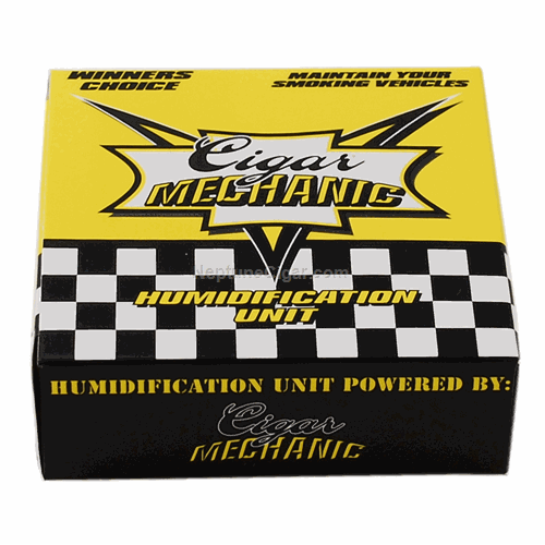 Cigar Mechanic Small Round Humidifier for 25 Cigars