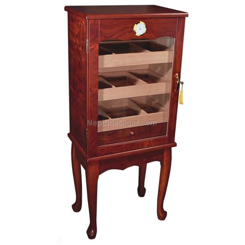 600-Cigar Mahogany End Table Humidor