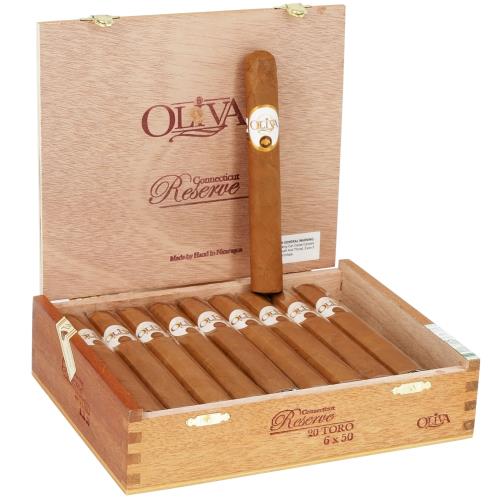 OLIVA CONNECTICUT RESERVA TORO TUBE 6X50 10CT