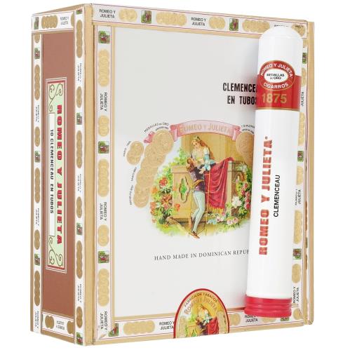 Romeo y Julieta 1875 Clemenceaus en Tubos 6  * 50