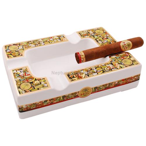 XIKAR HC Ceramic Ashtray, White