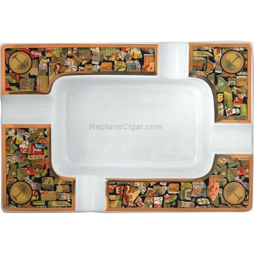 XIKAR HC Ceramic Ashtray, White