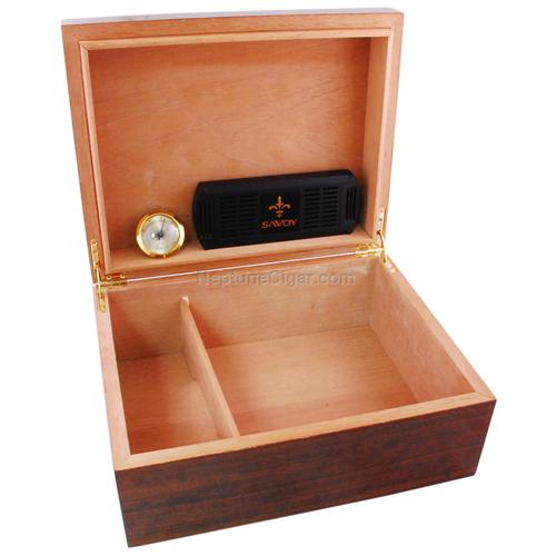 Savoy African Teak Humidor, Medium