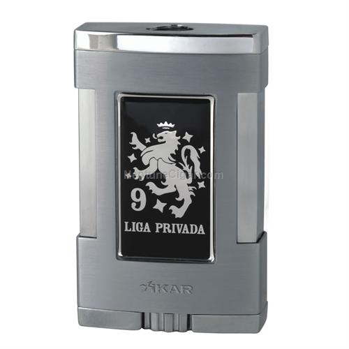 XIKAR Triple Flame Tabletop Lighter Liga Privada Logo