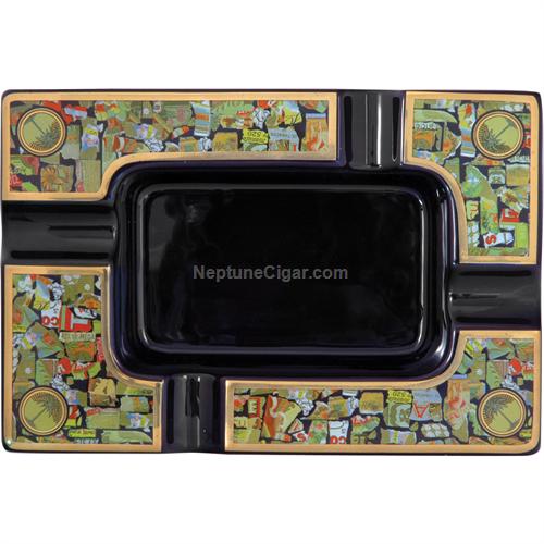 XIKAR HC Ceramic Ashtray, Black