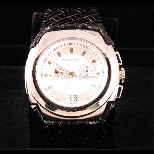 Montecristo Signature Round Chrono Sport SS Men's Watch