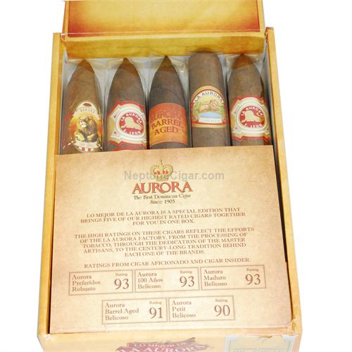 Lo Mejor de La Aurora, 5-Cigar Sampler