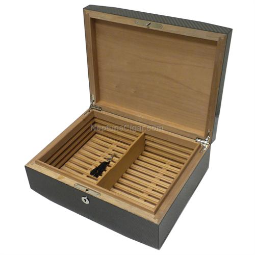 Cohiba Carbon Fiber Desktop Humidor