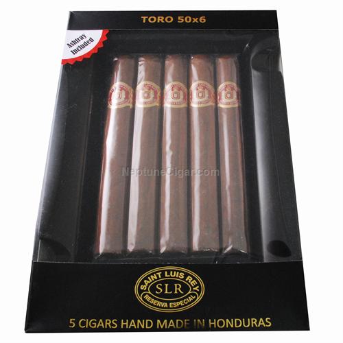 Saint Luis Rey Toro 5-Cigar Sampler with Ashtray