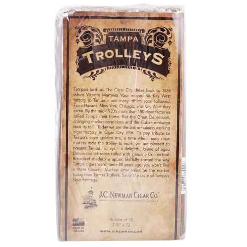 Tampa Trolleys Churchill 7 1/4 * 52, Bundle of 20